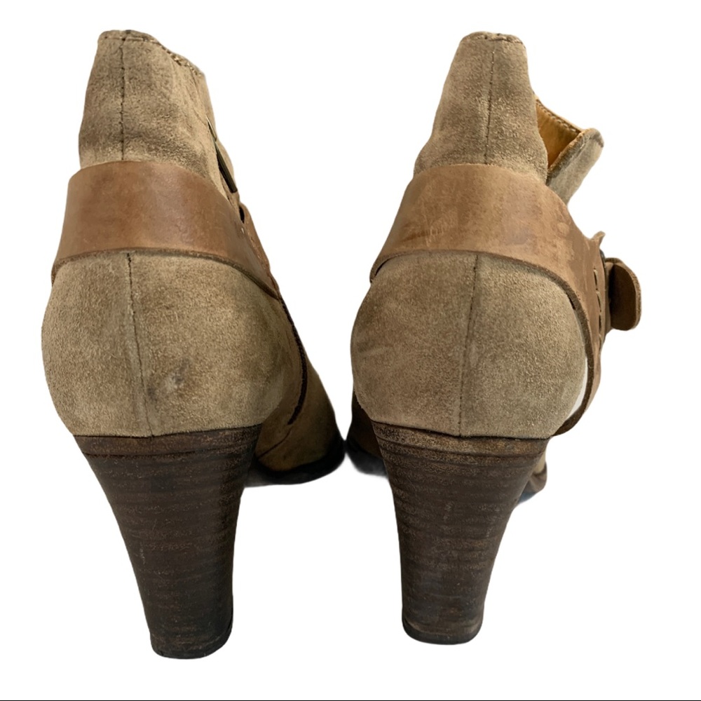 Aquatilia 8 suede ankle boots booties 3inch heel - Picture 4 of 7